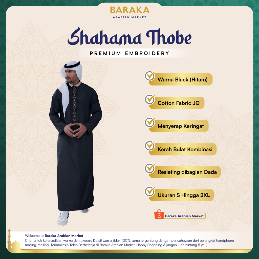 Shahama Thobe Eksklusif Kode : SH-042