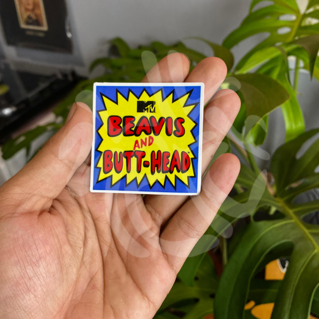 

sticker beavis and buff - head / sticker / aesthetic sticker / sticker tumblr / aesthetic sticker / stiker hp / stiker laptop / stiker helm / stiker satuan / stiker tahan air / sticker pack