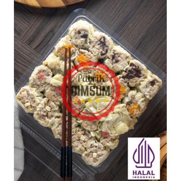 

QUJ435 GROSIRJAKARTA DIMSUM AYAM HALAL isi 1 Harga Pabrik Dimsum