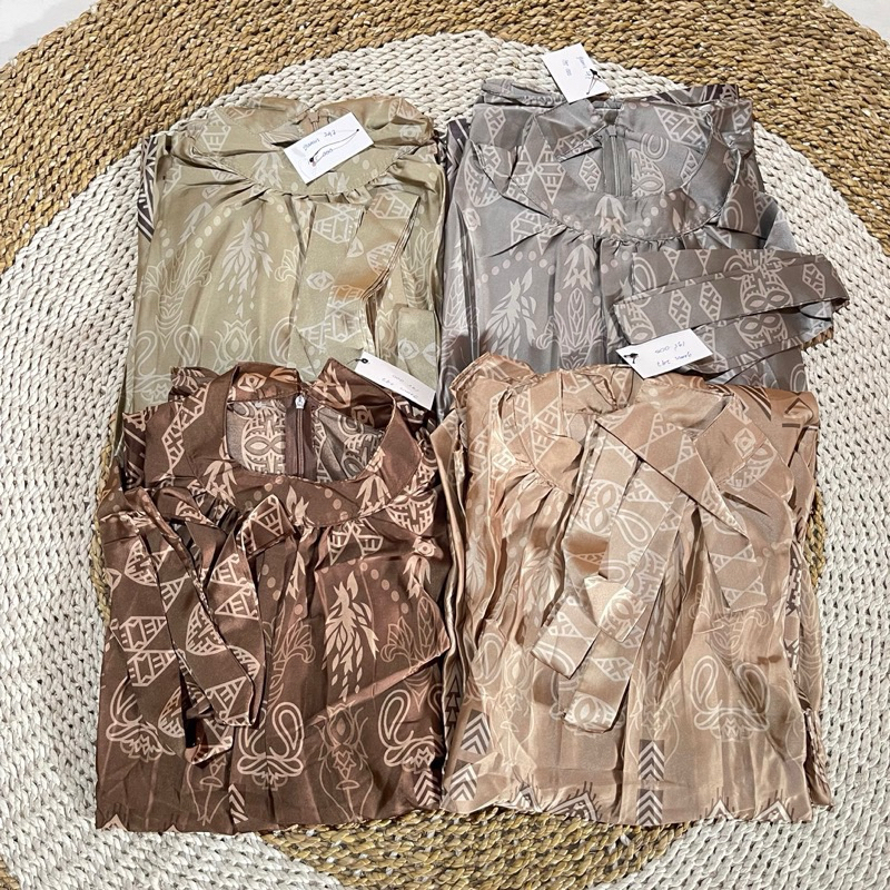 reecahijab | Dress Satin lebaran set hijab | dress lebaran | dress set hijab lebaran | dress set hij