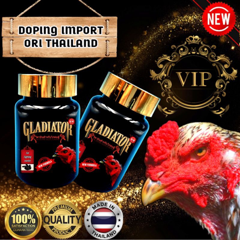 Doping ayam Aduan Import Gladiator Original Thailand jamu ayam kapsul bukan kamlang
