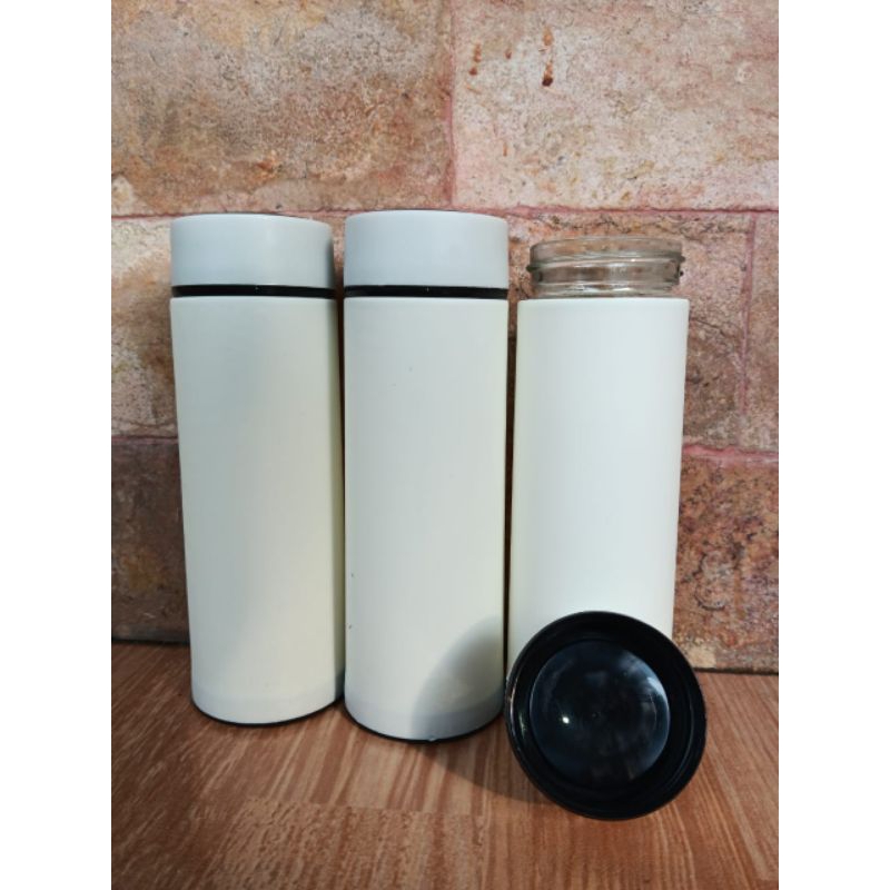 Tumbler Putih Polos / Botol Putih Polos / Souvenir Tumbler Putih Botol Kaca Putih Botol Minum Anak /