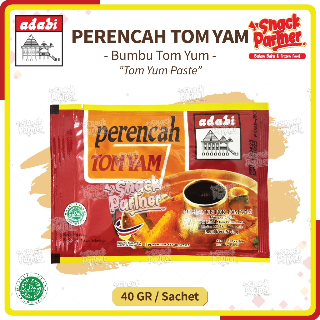 

PERENCAH TOM YAM 40 GR / SACHET - Bumbu Perancah TomYum Tom Yum TomYam Paste Abadi Adabi