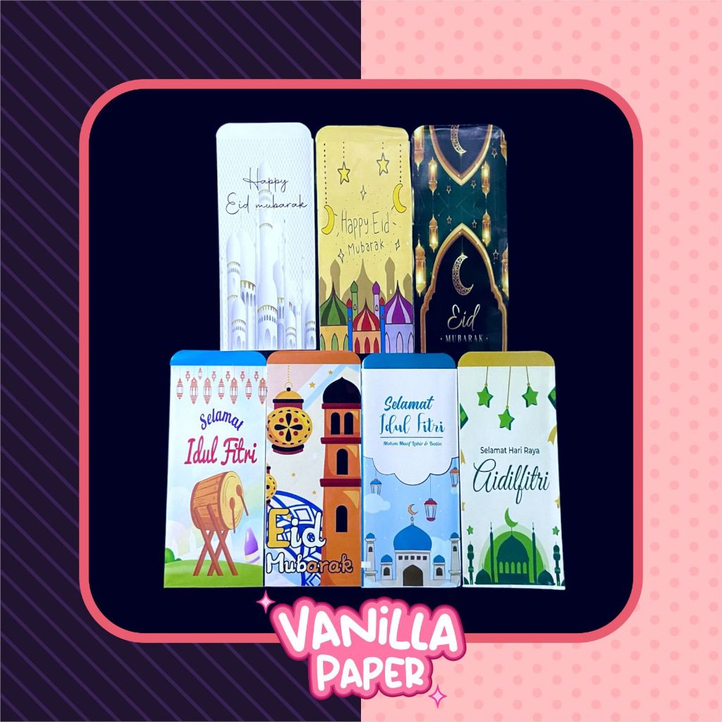 

Amplop Lebaran / Amplop Idul Fitri Motif Muslim (Besar)