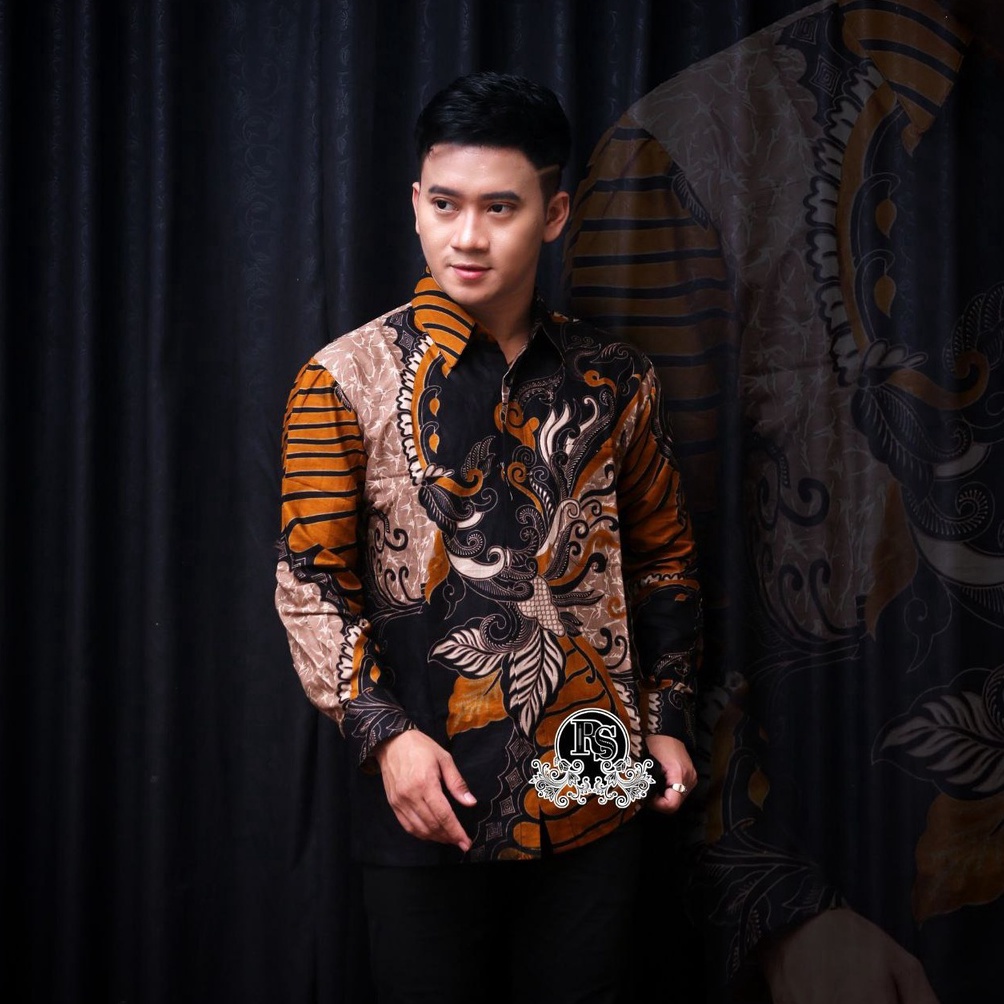 Kekinian KEMEJA BATIK PRIA MOTIF SANGKURIANG DAYAK HFH