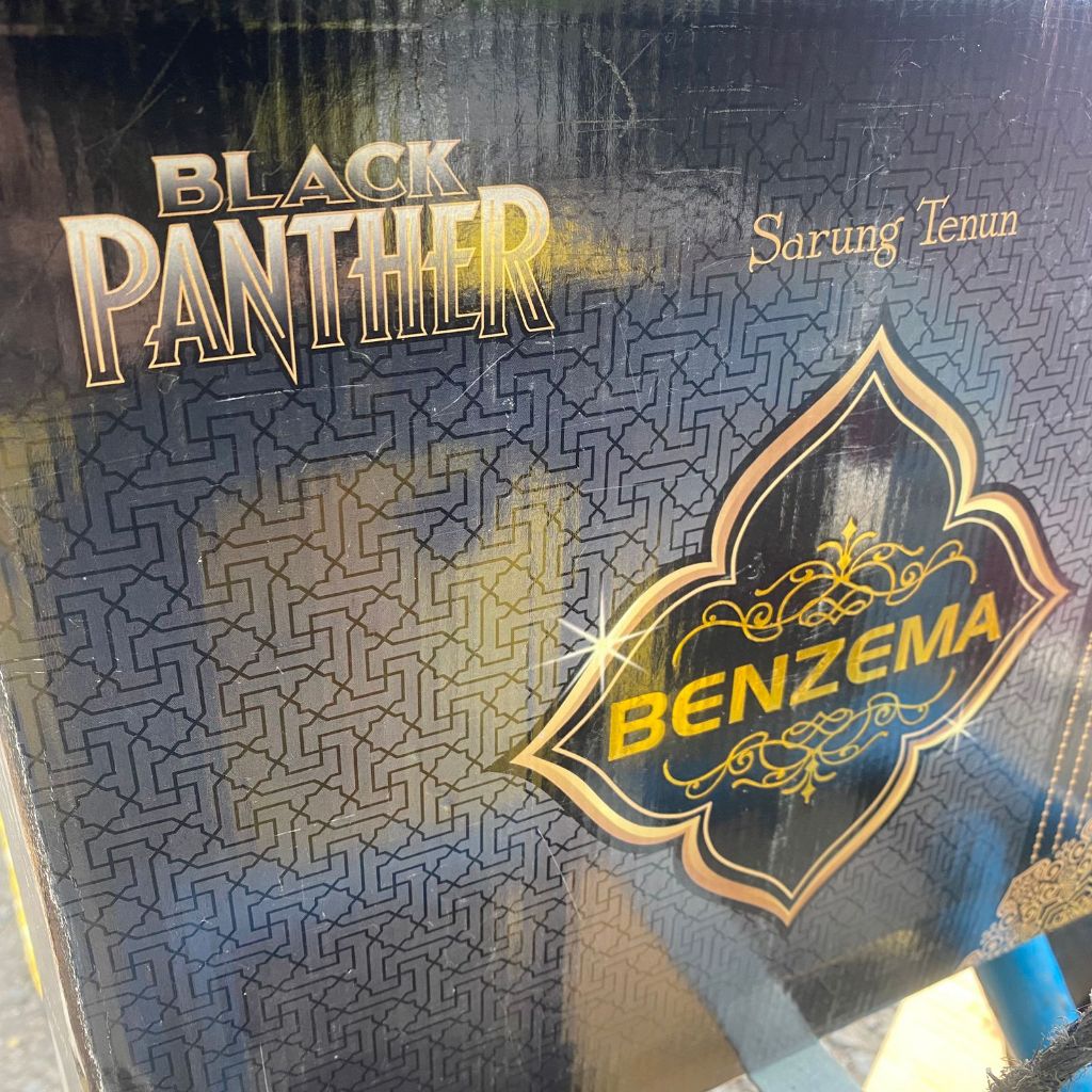 10pcs Sarung Benzema Parlente Siberia Black Panther Songket Dobby 1 Kardus Kodi Sarung Kodian Murah 