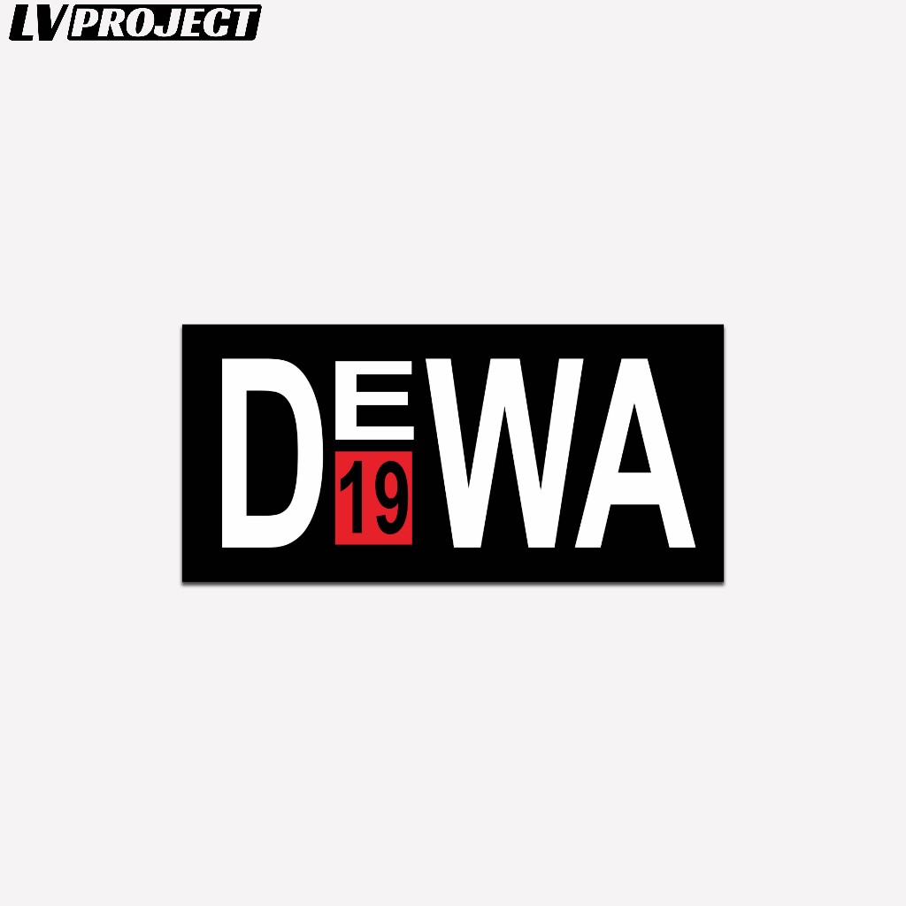 

Stiker Musik Band Lokal Waterproof Sticker Aesthetic Dewa 19