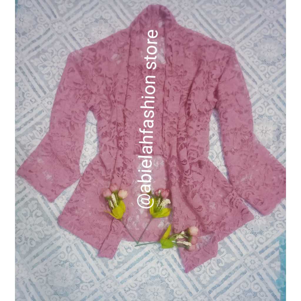 Kebaya anak perempuan kutubaru brokat bali terbaru 2024 kebaya brokat anak SD model kartini kebaya a