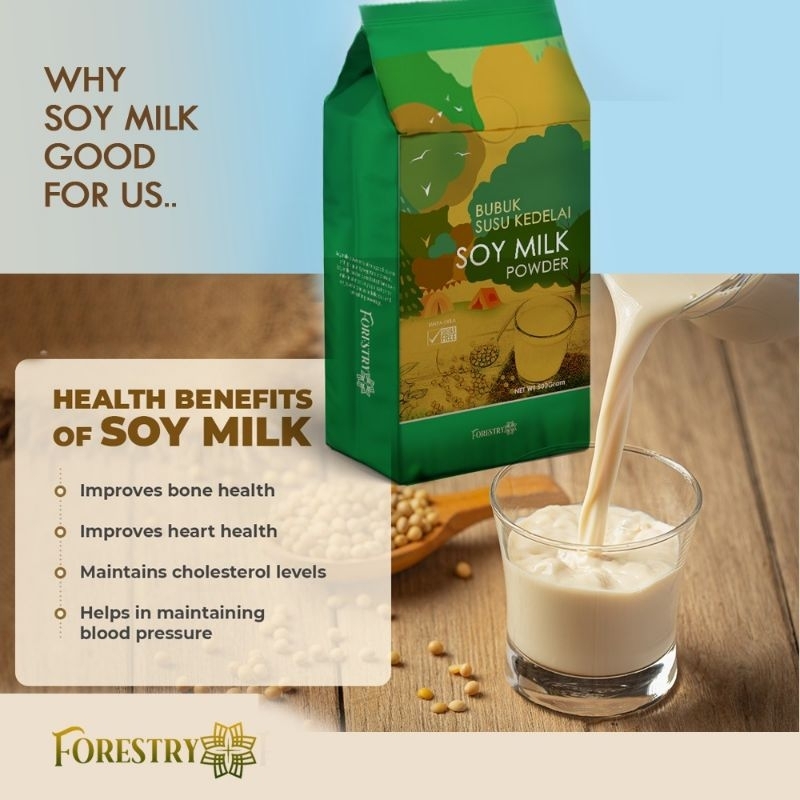

Soy milk Powder 500 gram Forestry Sugar Free Tanpa Campuran