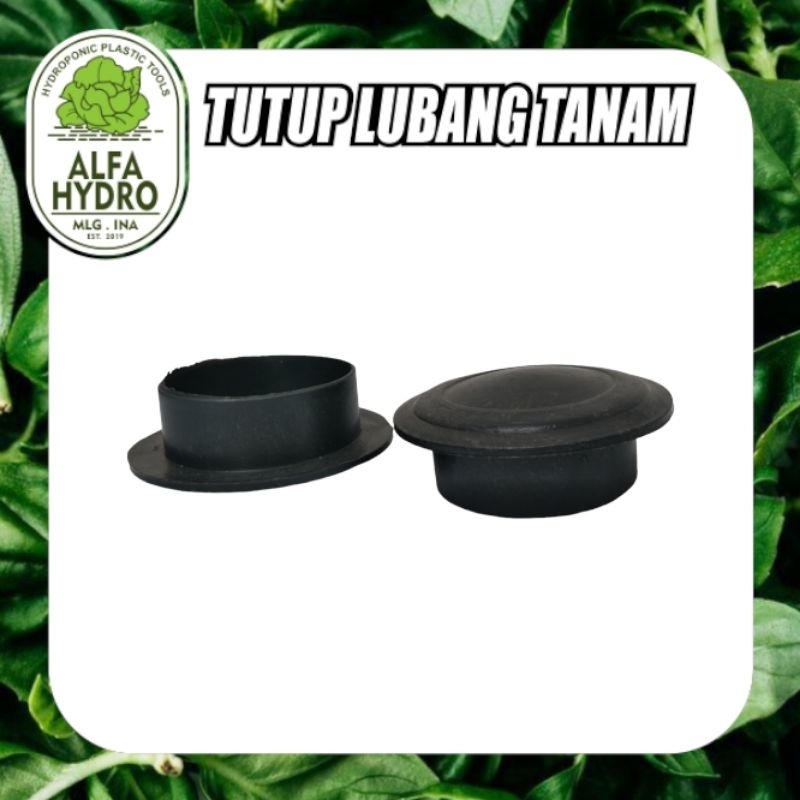 Penutup Lubang Netpot Hidroponik, Tutup gully, pipa pvc, Talang, Warna Hitam