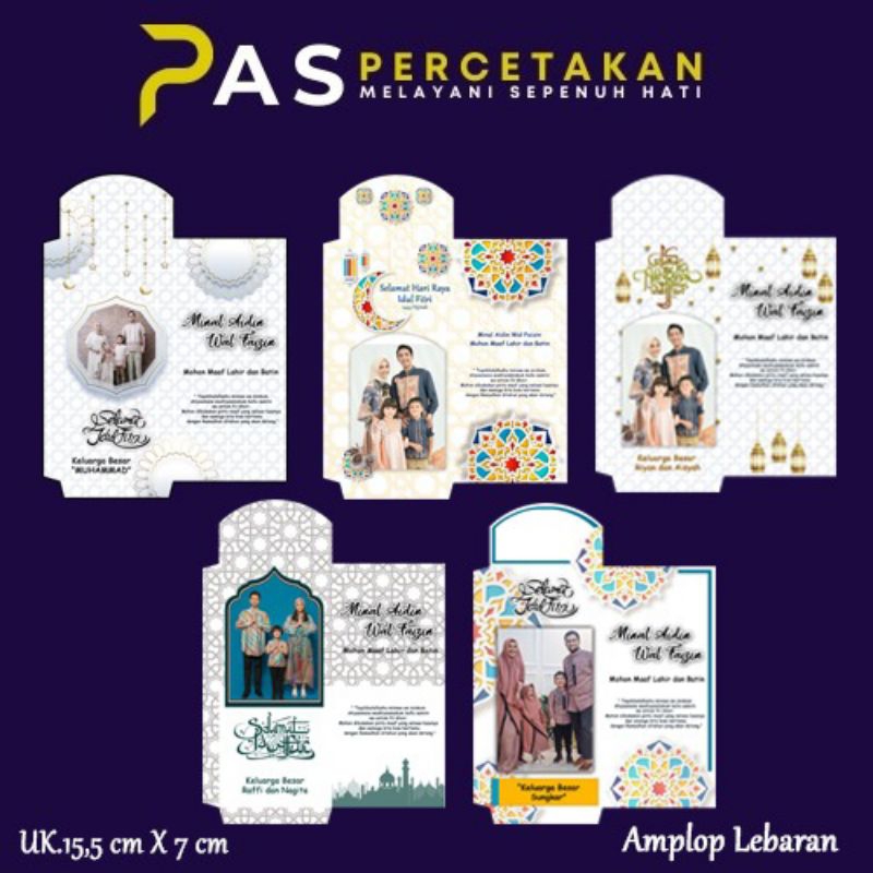 

AMPLOP ANGPAU LEBARAN Pake Foto | glossy | Murah