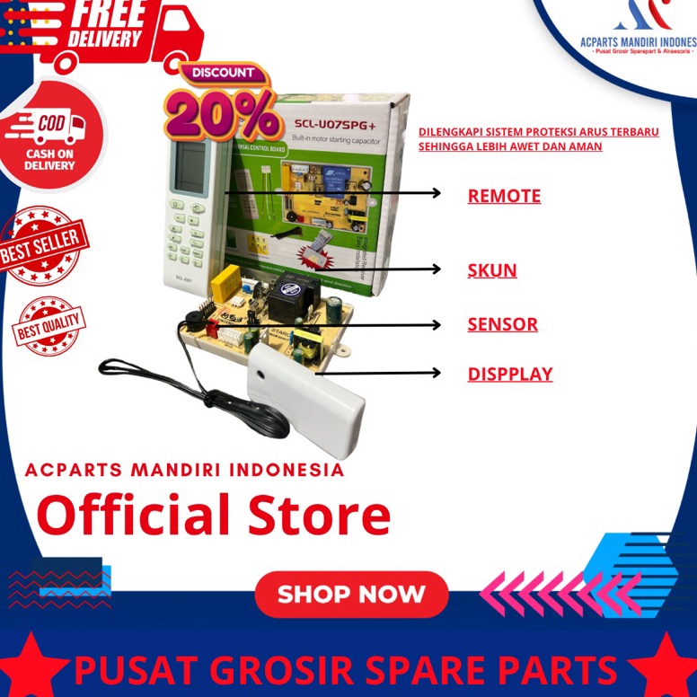 QPE181 Terlaku MULTI UNIVERSAL Modul AC splite non inverter