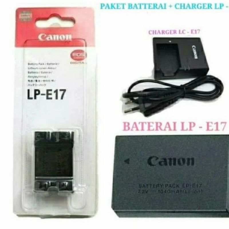 BATERAI Kamera Canon EOS M3, M5, M6, EOS Rebel T6i, Rebel T6s, EOS 750D, EOS 760D, EOS 8000D, KISS X