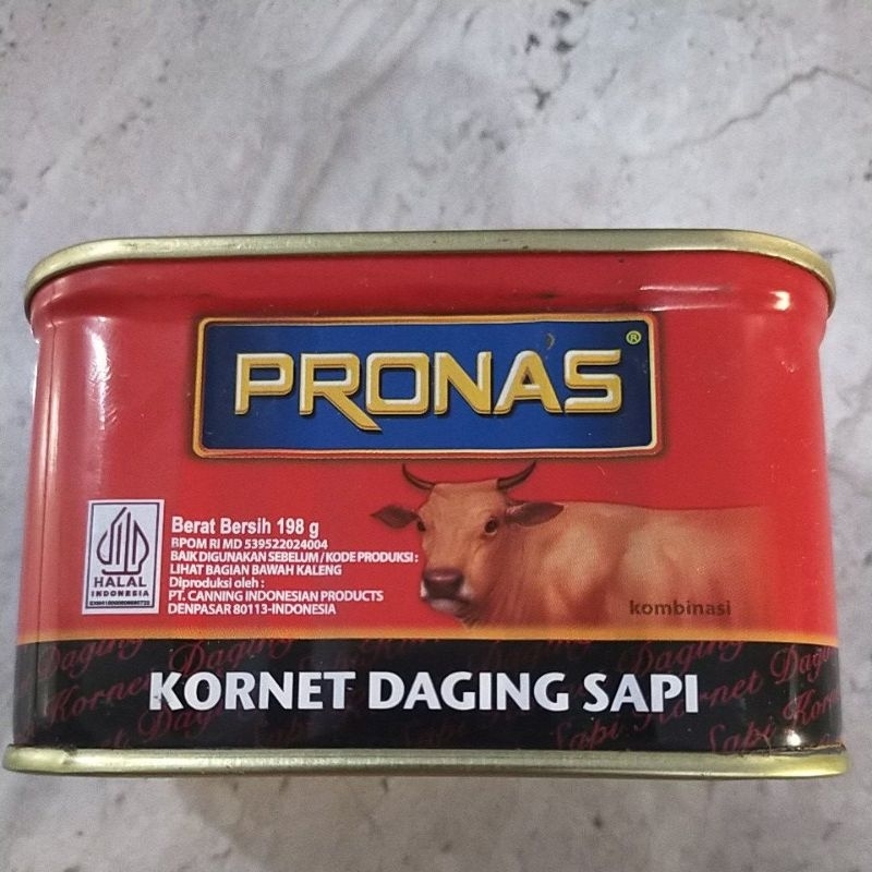 

Pronas Kornet Daging Sapi 198 gr ( Corned Beef)