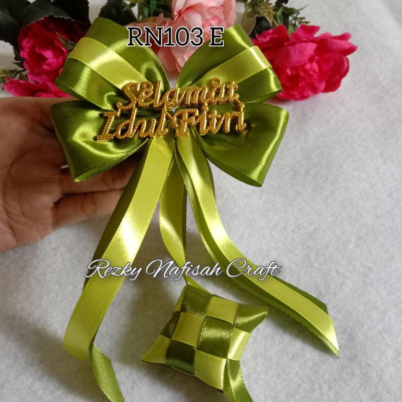 

pita idul Fitri/pita Lebaran/pita parsel/pita hampers/pita sudah jadi/pita tempel/pita siap pakai