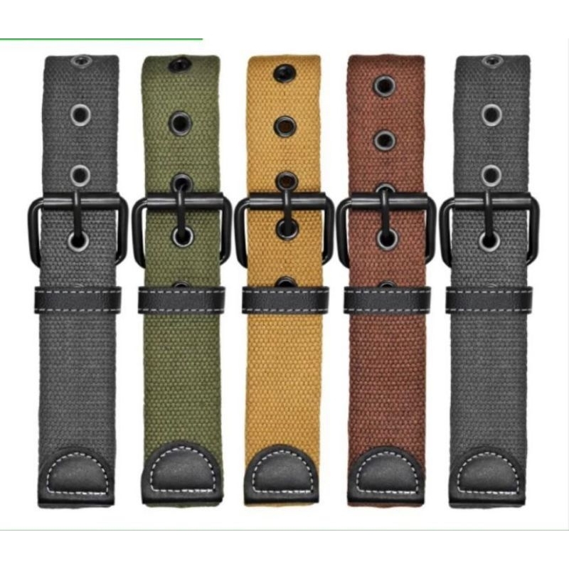 Ikat Pinggang Kanvas Pria Gesper / Ikat Pinggang Kanvas Nylon Sabuk Kanvas Lubang