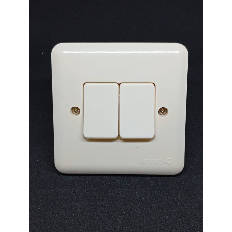 Saklar Seri / Saklar Double Tanam (IB) Bright-G