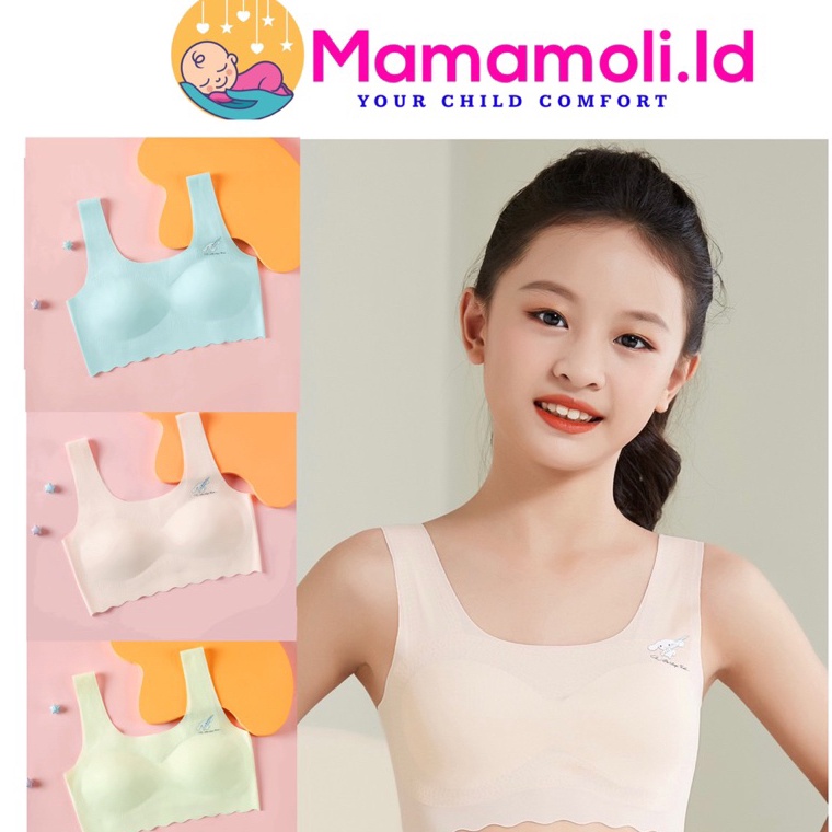 PQU125 MEGA ALE Bra Remaja Perempuan Cewek Seamless Tanpa Kawat  BH Remaja wanita  Miniset Anak Cewe