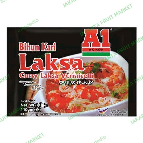 

A1 CURRY LAKSA VERMICELLI 110GR Mie bihun Instant