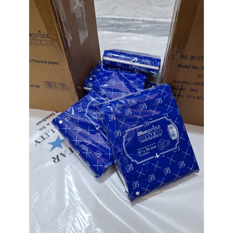 

kertas Edc blueprint 57 x 30 mm coreless