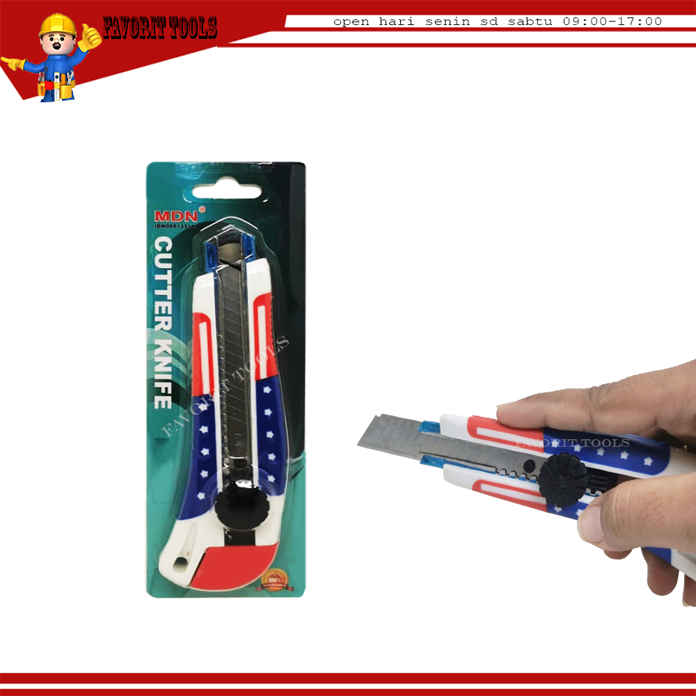 

Pisau Cutter 3 in 1 Mdn Cutter Putar