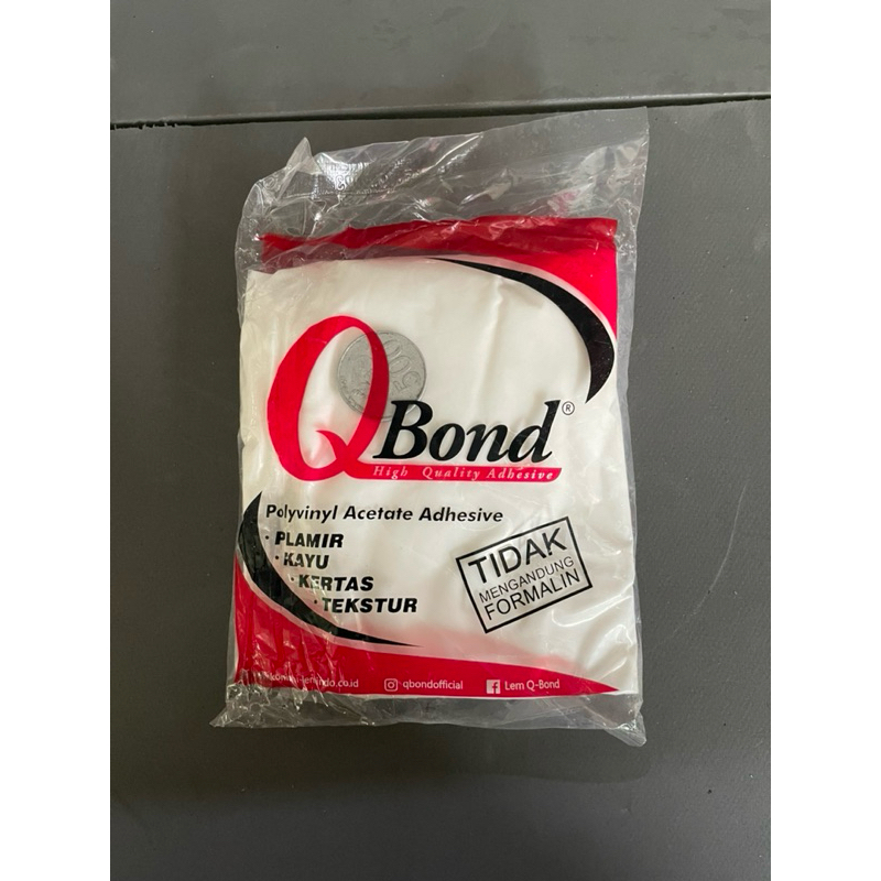 Lem Kayu Putih PVAc Merek Qbond 350 gram