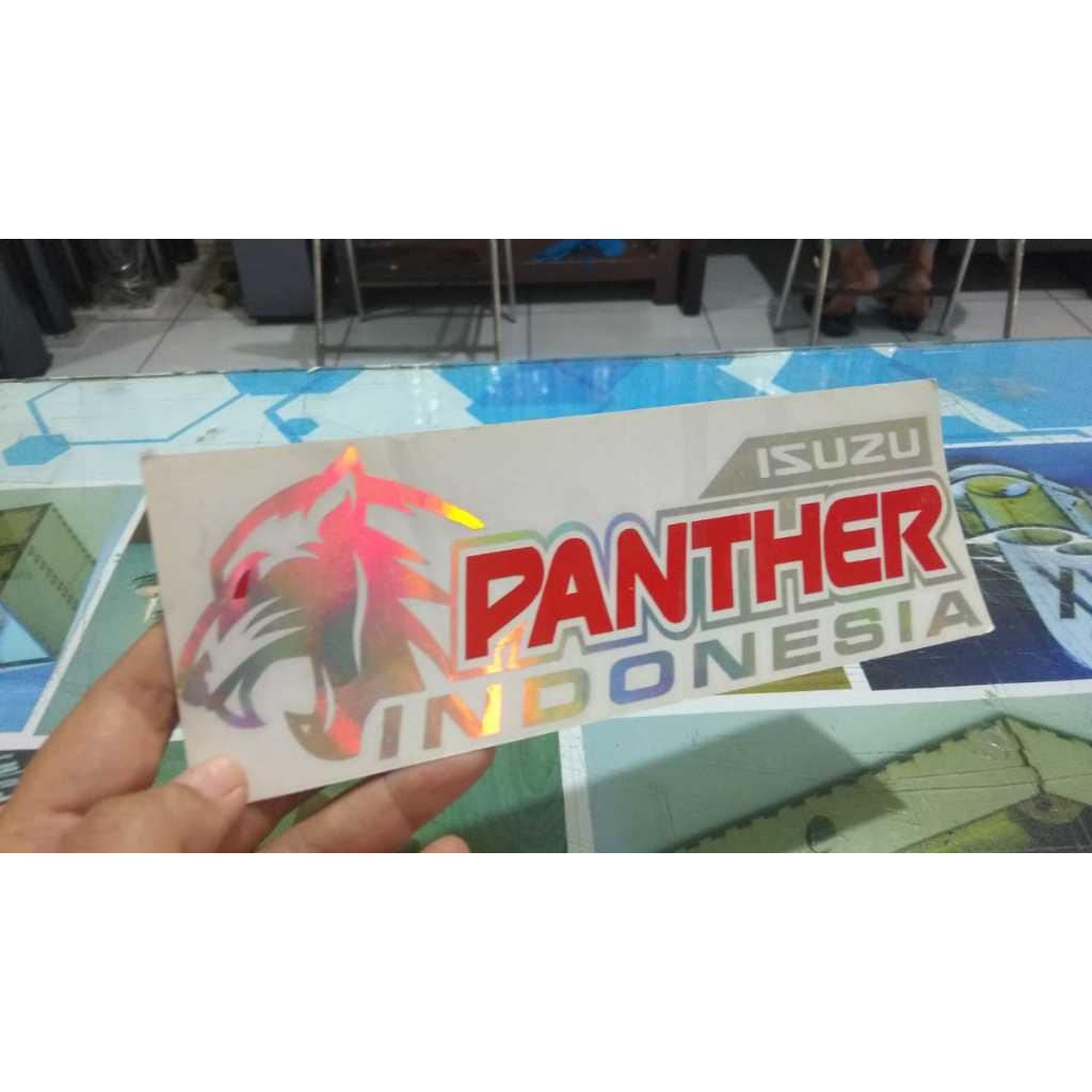 Stiker Isuzu panther indonesia