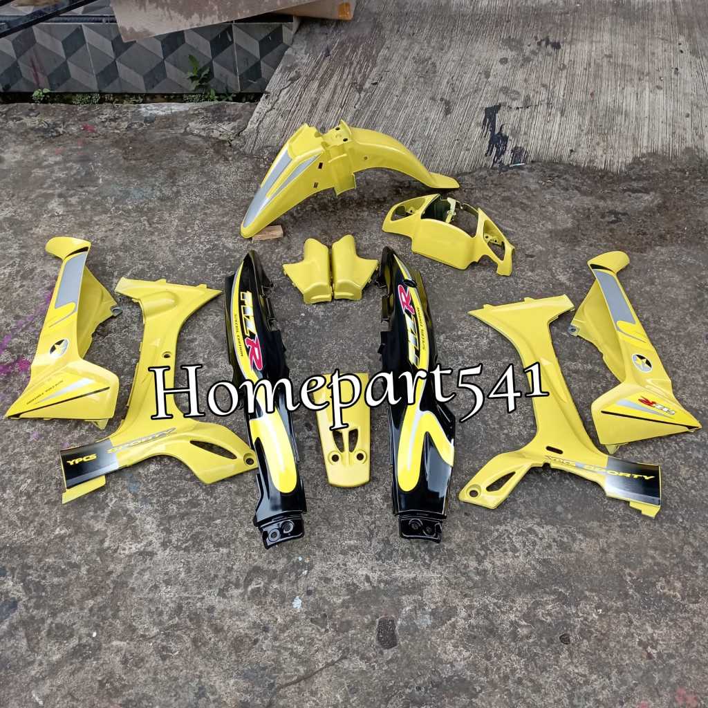 FULL SET BODY HALUS YAMAHA FIZR FIZ R CALTEX KUNING HITAM