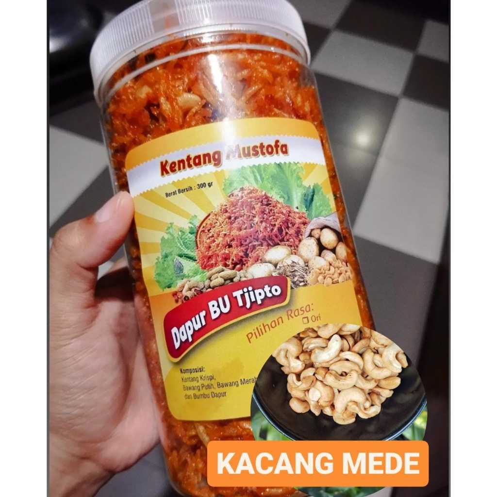 

KENTANG MUSTOFA PLUS CASHEW DAPUR BU TJIPTO | 300 gr HOMEMADE | Kering Kentang Kacang Mede | Kentang balado kualitas premium Kacang mete | kentang dan kacang mede | kentang musthofa