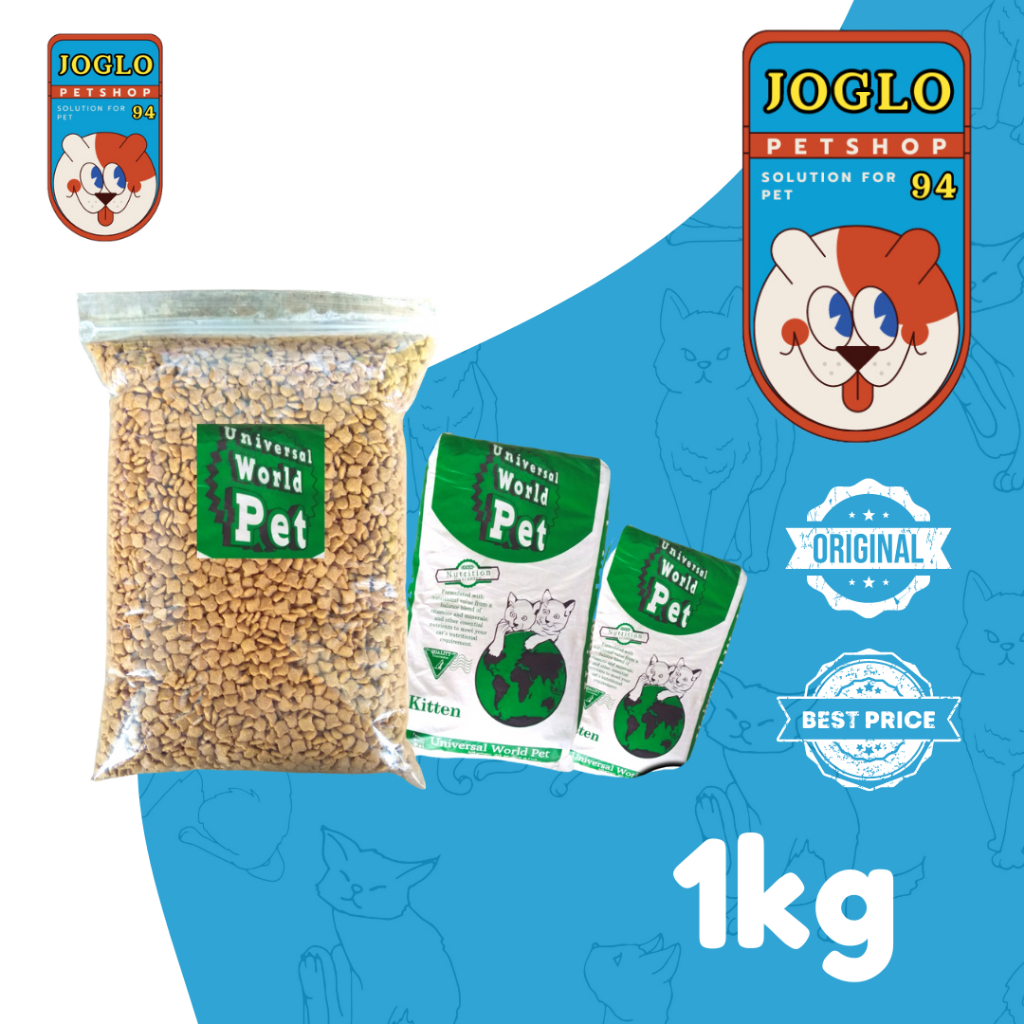 Universal Kitten 1kg repack makanan kucing universal kitten