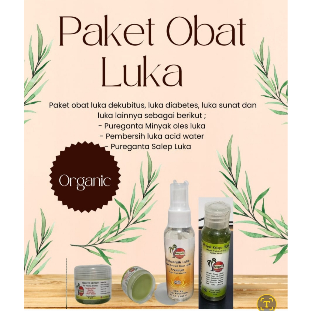 Pureganta-Minyak Kelapa Hijau Obat Dekubitus