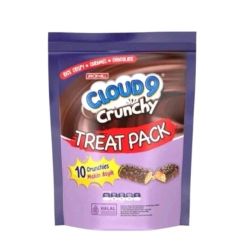 

PROMO!!! Cloud 9 Crunchy Treat isi 10pcs Snack bar wafer