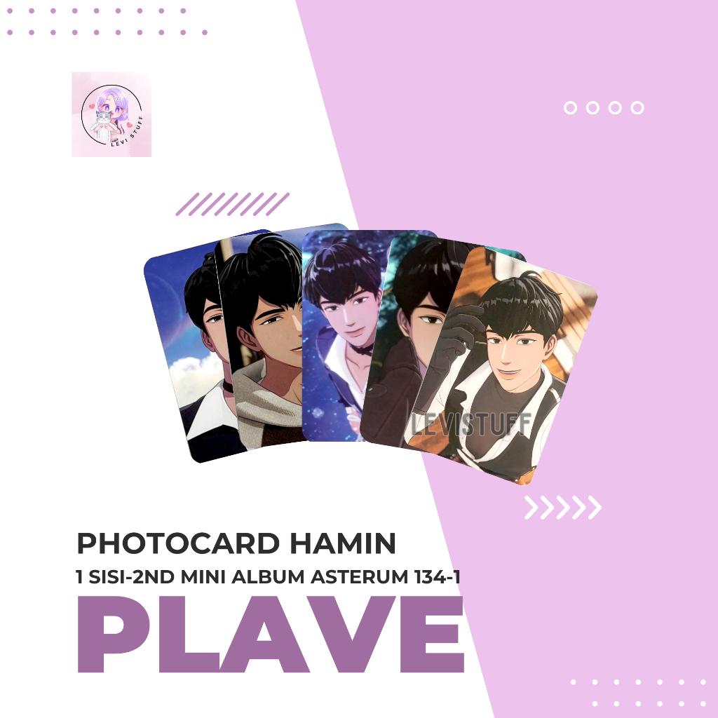 Photocard Plave Member Hamin 2nd Mini Album Asterum 134-1 Unofficial idol/korea/kpop/virtual idol