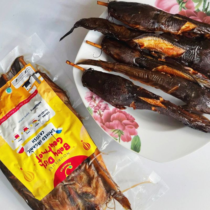 

BENOURISH - IKAN LELE ASAP ORGANIK / SMOKED ORGANIC CATFISH / LAUK PAUK UNTUK BAYI DAN ANAK / FROZEN FOOD SEHAT