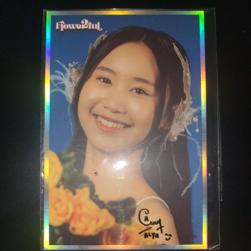 photo print flowerful alya jkt48