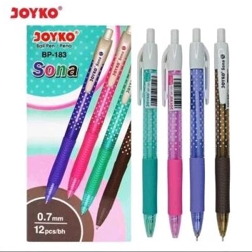 

Bulpen JOYKO BP-183 Sona tinta Hitam (12pcs)