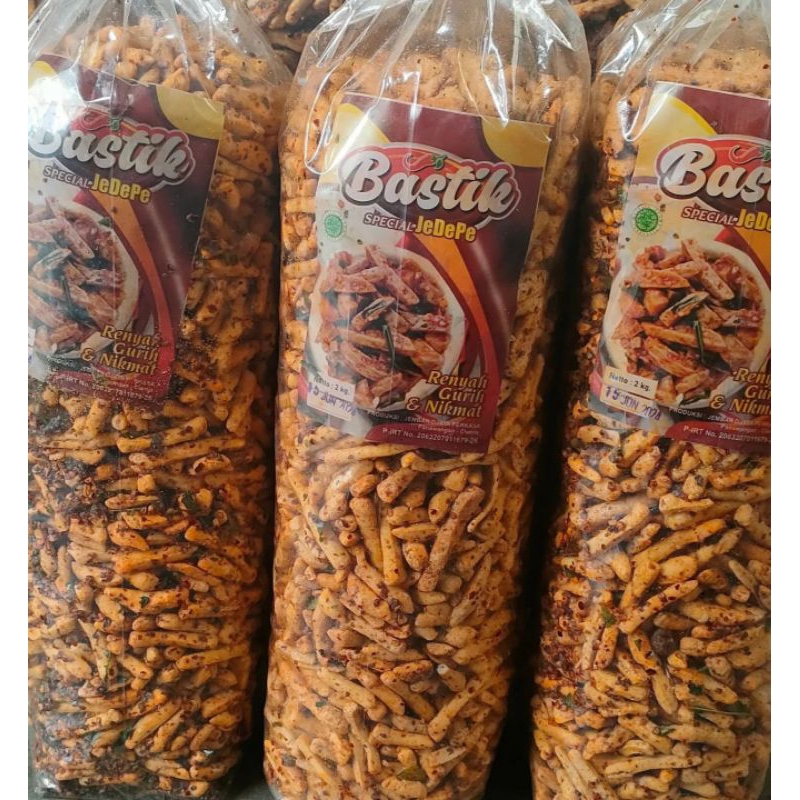 

bastik 1kg/basreng stik/gurih asin/gurih pedas manis/gurih cikruh