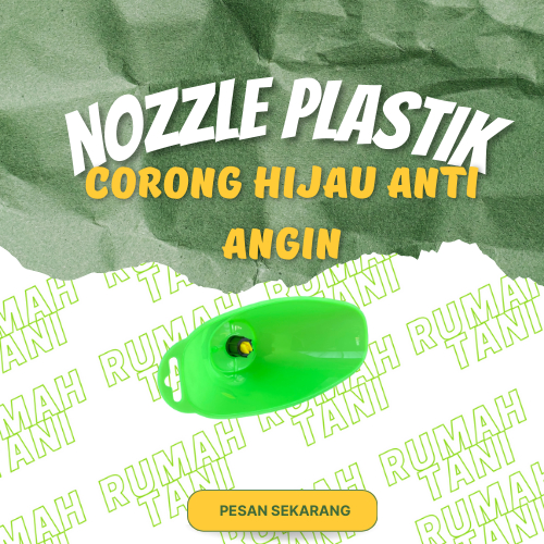 spuyer nozzle kabut semprotan air corong hijau