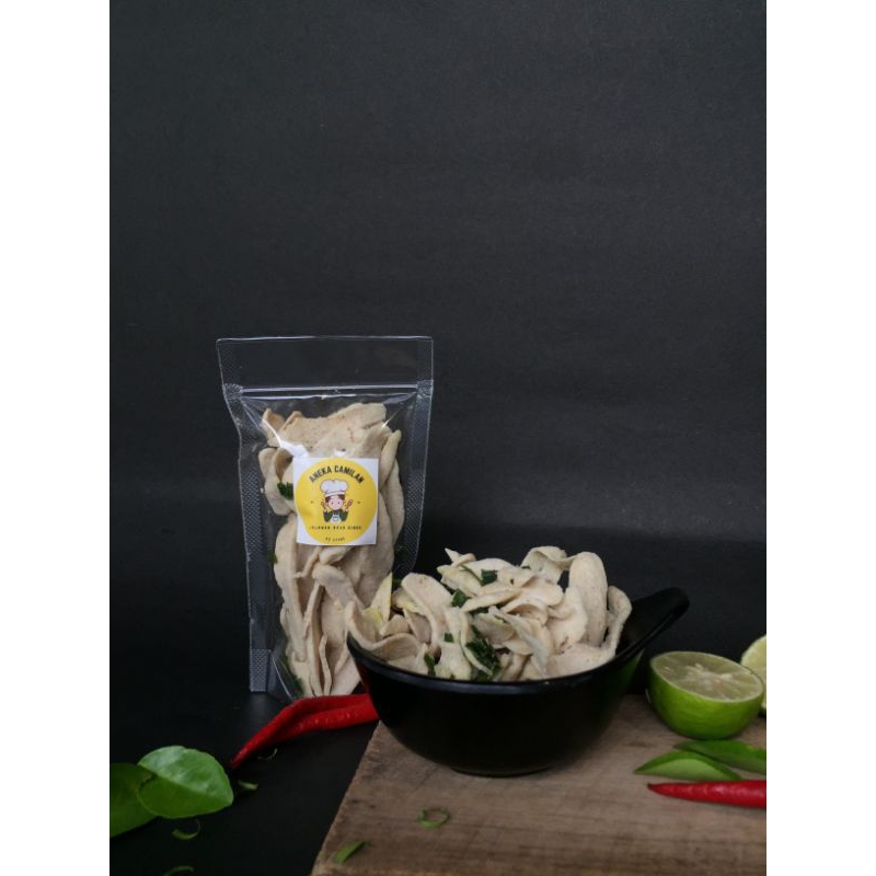 

Basreng Original daun jeruk Size S