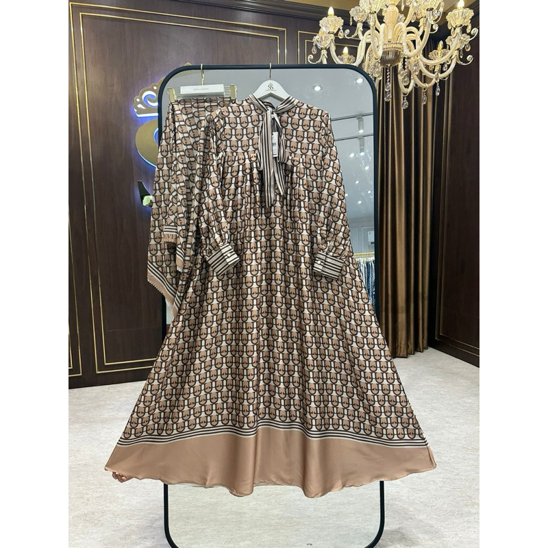 Dress Level up original + hijab