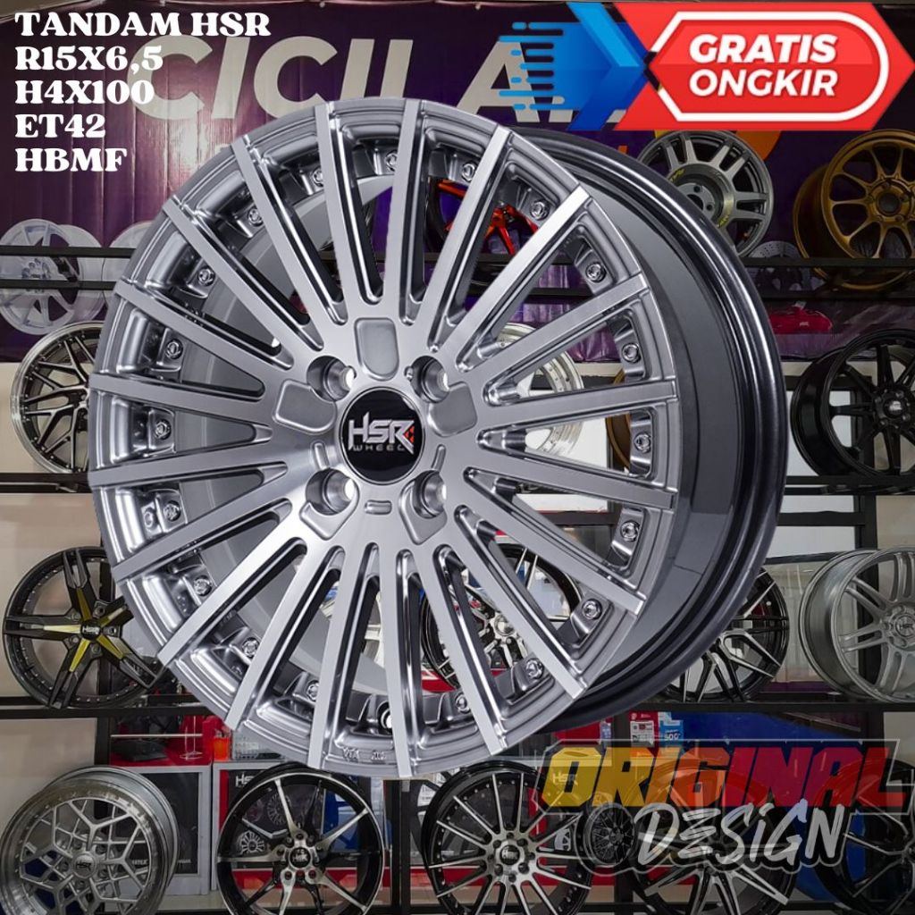 Velg Mobil Mirage , Agya , March , Fiesta , HSR TANDAM RING 15 R15 MURAH