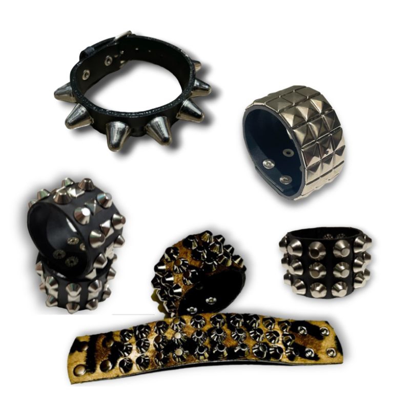 GELANG SPIKE / STUDS PUNK / METAL AKSESORIS