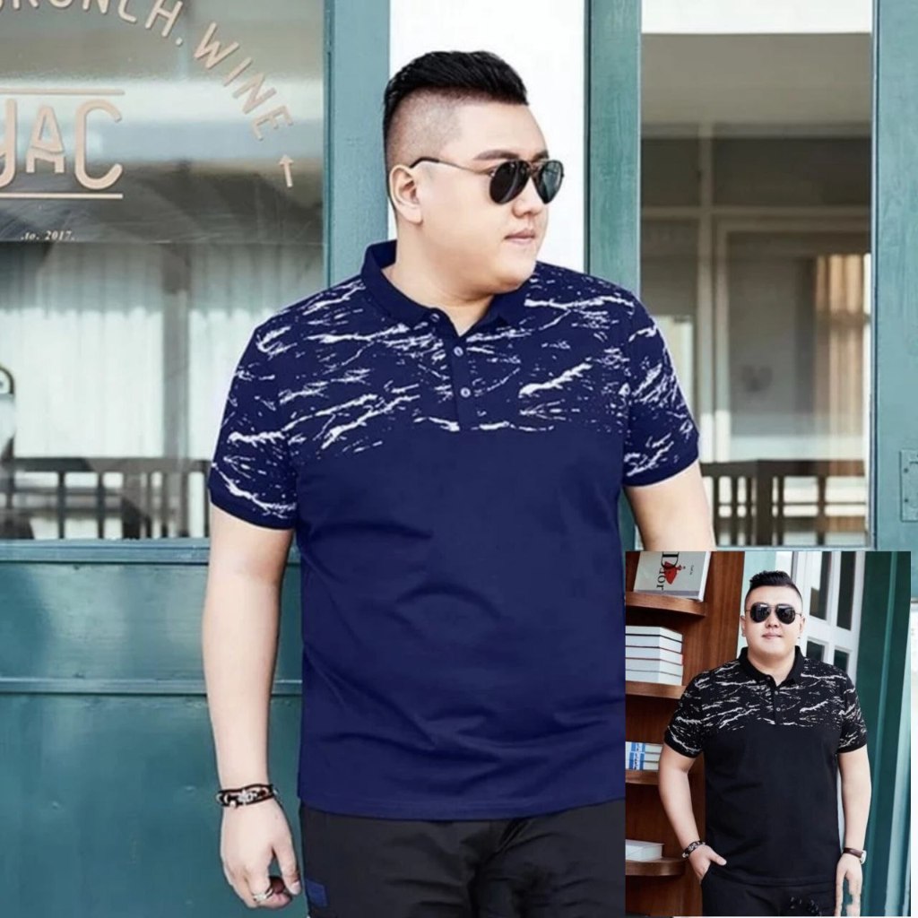 TERBARU – KAOS LENGAN PENDEK PRIA DAREN SIZE XXL - XXXL - ME13 - KAOS KERAH PRIA - ATASAN PRIA BIG S