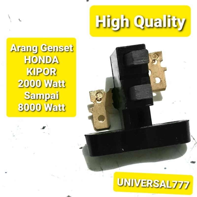 186F EC2500 EC6500 Carbon Brush Arang Areng Bros Kul Bras Generator Genset Kipor Honda Yamamoto 2KVA