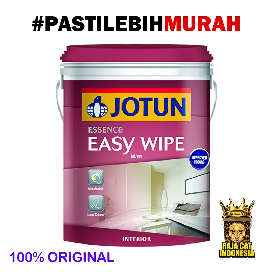 Cat Tembok Jotun Essence Easy Wipe EasyWipe Warna Putih Chi 25 Kg 18 L