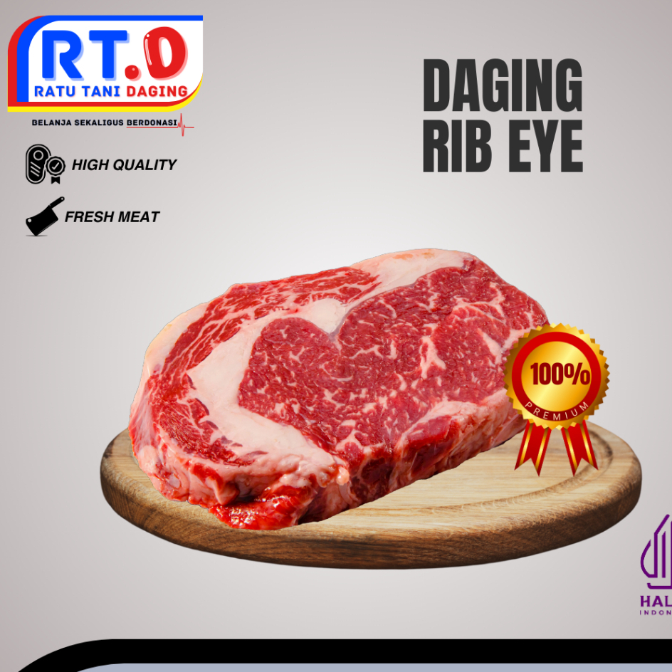 

daging ribeye / ribeye steak 1000gram / 1 kg