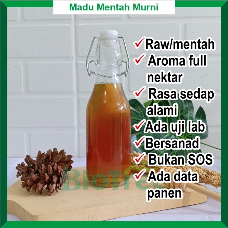 

Madu Mentah Murni Full Nektar 330gr