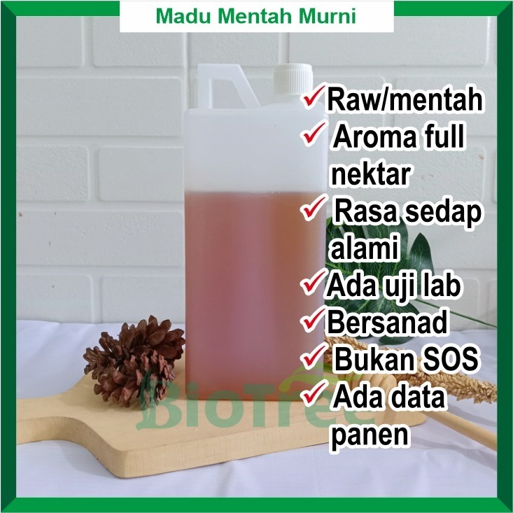 

Madu Mentah Murni Full Nektar 1 Kg