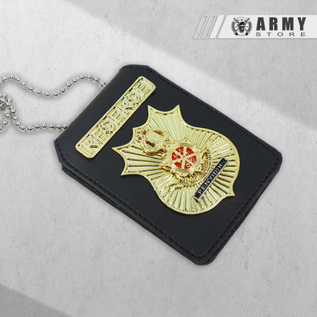 Kalung Id Card Reserse Penyidik Polri Gold
