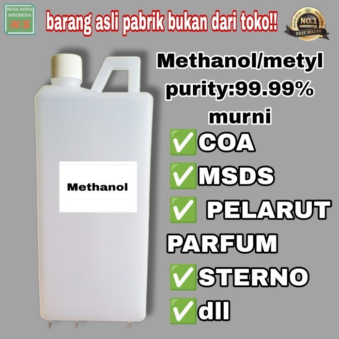 Methanol / Methanol 1 Liter ( Purity 99,99% ) -